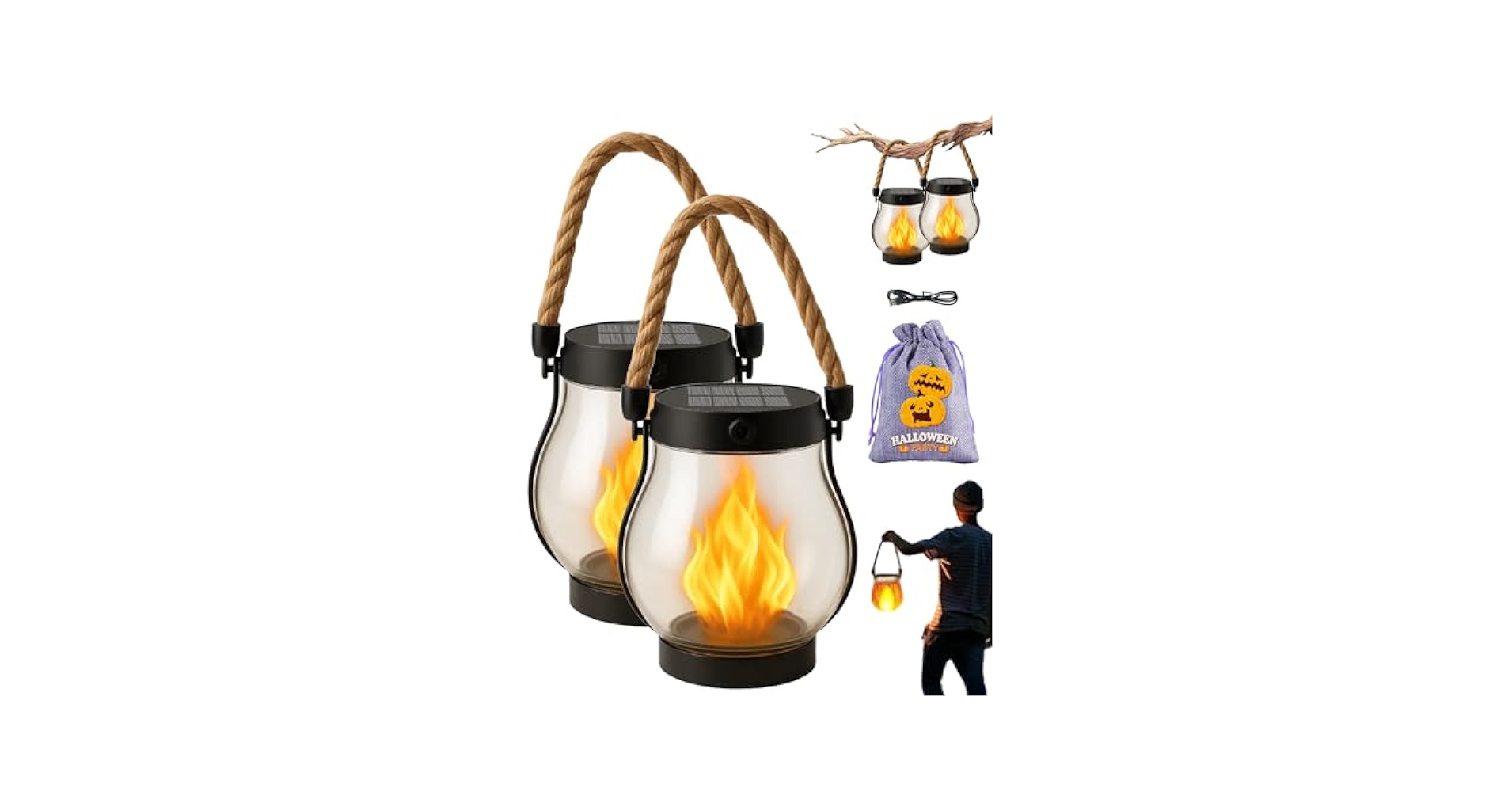 ライト・ランタン Soulabo x mana's farm AGAVE Amazon.com: Hanging Solar Lanterns, Solar Lights Outdoor